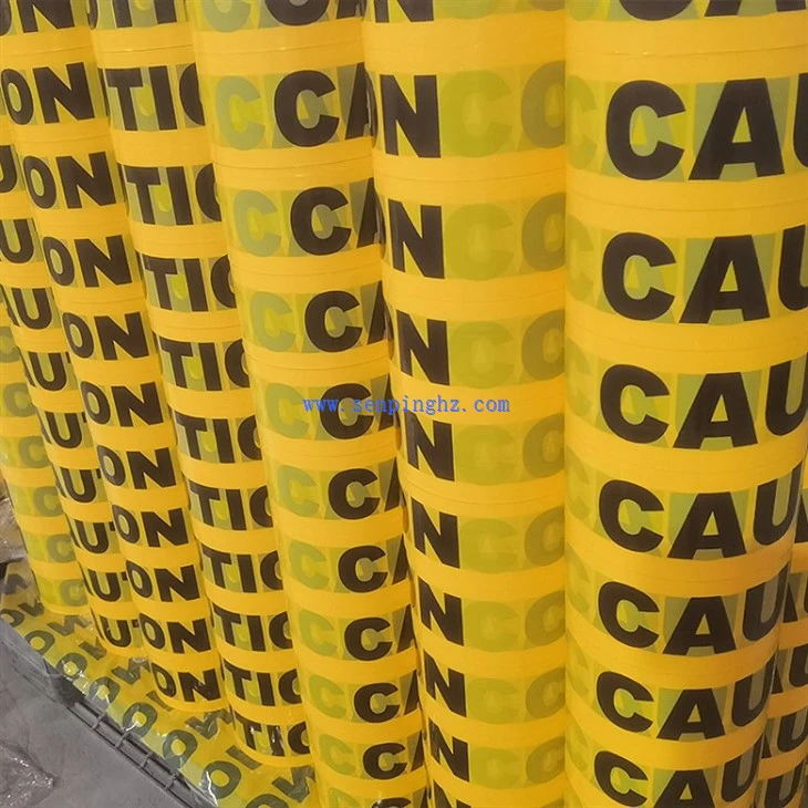 yellow black PE tape